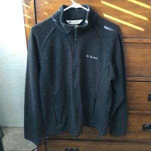 Black Columbia brand full zip fleece